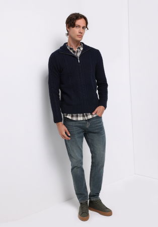 Pulovere si Cardigane - COLIN'S Pulover Navy Regular Barbati