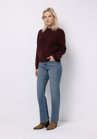 Pulovere si Cardigane - COLIN'S Pulover Rosu Visiniu Regular Femei