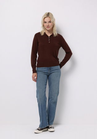 FEMEI - COLIN'S Pulover Maro Inchis  Femei