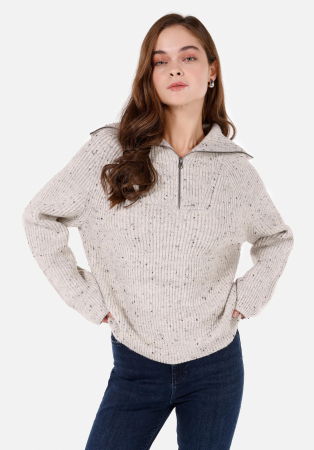 IMBRACAMINTE - COLIN'S Pulover Bej Regular Femei