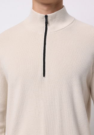 BARBATI - COLIN'S Pulover Crem  Barbati