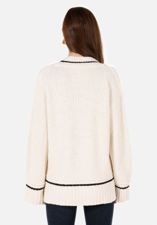 IMBRACAMINTE - COLIN'S Pulover Crem Comfort Femei