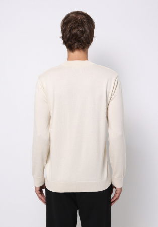 BARBATI - COLIN'S Pulover Crem Regular Barbati