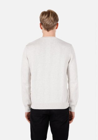 BARBATI - COLIN'S Pulover Crem Regular Barbati