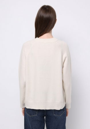 IMBRACAMINTE - COLIN'S Pulover Crem Relaxed Femei
