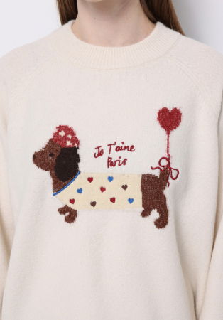 IMBRACAMINTE - COLIN'S Pulover Crem Relaxed Femei