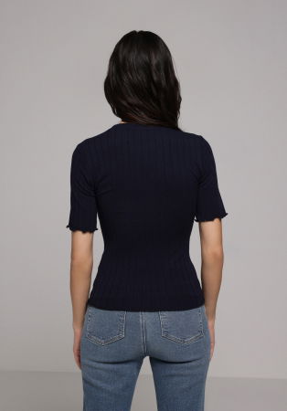 ЖЕНЩИНЫ - COLIN'S Свитер С Коротким Рукавом Blue Slim