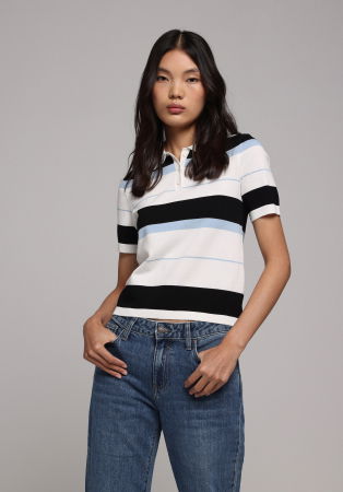 FEMEI - COLIN'S Pulover Cu Maneca Scurta Cafeniu  Femei