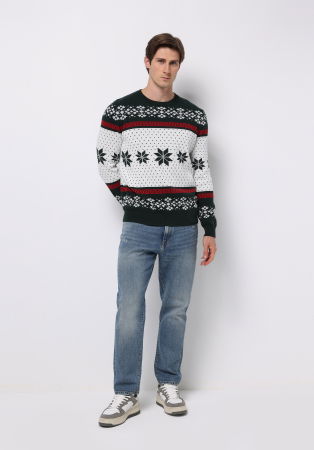 Свитера и Кардиганы - COLIN'S Мужской Свитер Хаки Regular