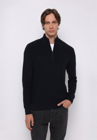 BARBATI - COLIN'S Pulover Navy  Barbati