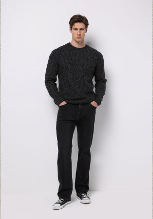 BARBATI - COLIN'S Pulover Negru  Barbati