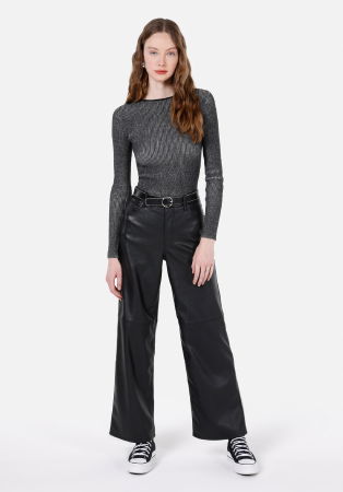 Pulovere si Cardigane - COLIN'S Pulover Negru Slim Femei