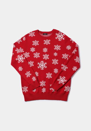 BARBATI - COLIN'S Pulover Rosu Regular Barbati