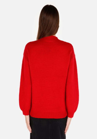 IMBRACAMINTE - COLIN'S Pulover Rosu Regular Femei