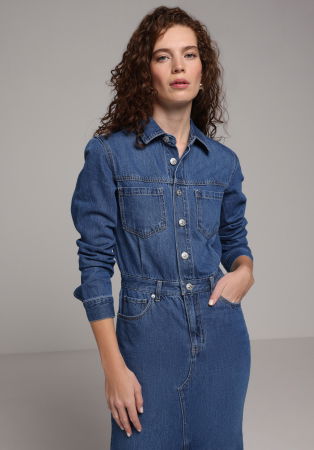 ЖЕНЩИНЫ - COLIN'S Женский Сарафан Темно-Синий Slim