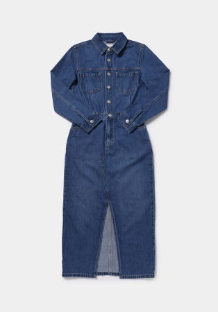 ЖЕНЩИНЫ - COLIN'S Женский Сарафан Темно-Синий Slim