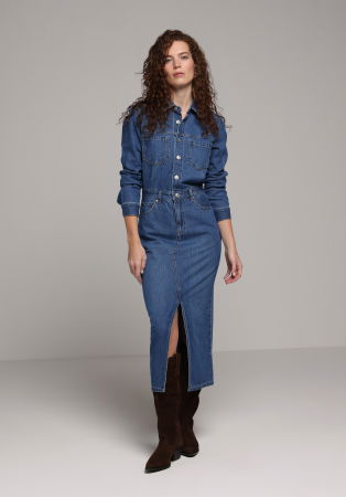 ЖЕНЩИНЫ - COLIN'S Женский Сарафан Темно-Синий Slim