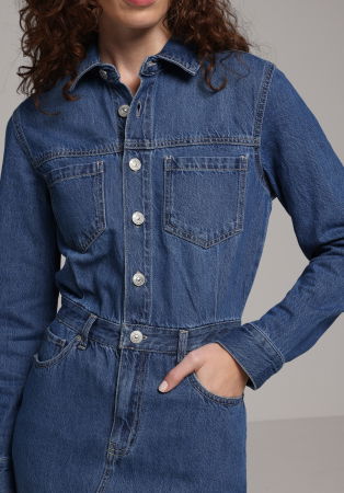 ЖЕНЩИНЫ - COLIN'S Женский Сарафан Темно-Синий Slim