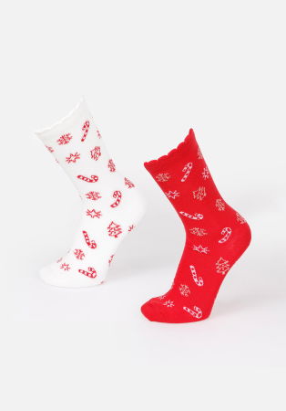 FEMEI - COLIN'S Set Sosete Rosii Modern Femei