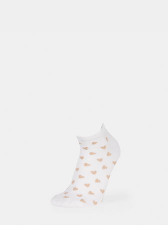 Sosete - COLIN'S Sosete Crem Modern Femei