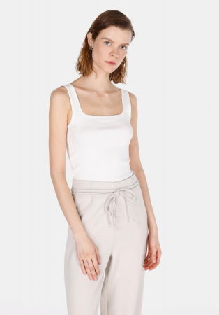 Футболки и Топы - COLIN'S Женский Топ Белый Slim