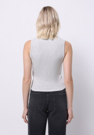 FEMEI - COLIN'S Top Gri Deschis Slim Femei