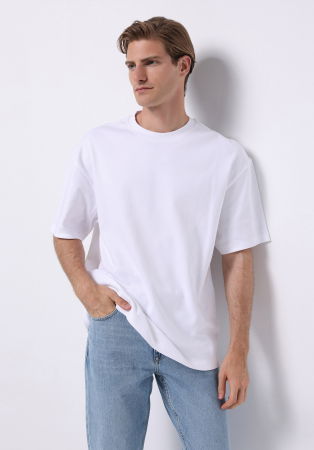 Tricouri si Polo - COLIN'S Tricou Alb  Barbati