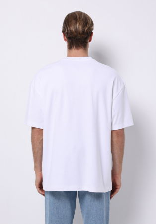 Tricouri si Polo - COLIN'S Tricou Alb  Barbati