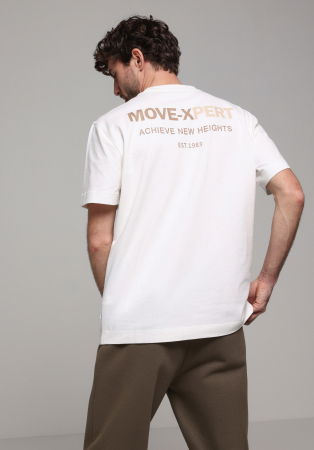 BARBATI - Tricou Alb Oversize Barbati