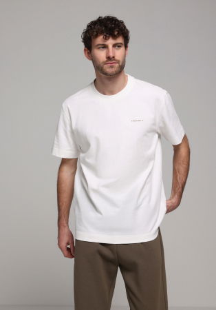 BARBATI - Tricou Alb Oversize Barbati