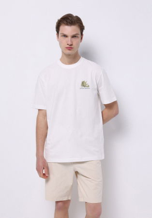 Tricouri si Polo - COLIN'S Tricou Alb Comfort Barbati