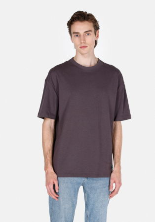 BARBATI - COLIN'S Tricou Gri Inchis Oversize Barbati