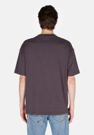 BARBATI - COLIN'S Tricou Gri Inchis Oversize Barbati