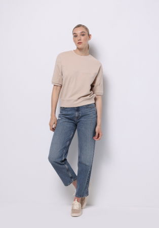 FEMEI - COLIN'S Tricou Bej Regular Femei