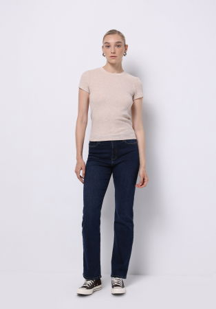 FEMEI - COLIN'S Tricou Bej Slim Femei