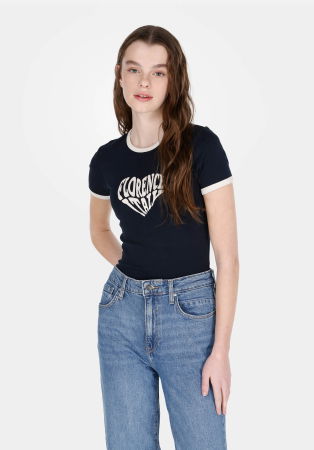 ЖЕНЩИНЫ - COLIN'S Женская Футболка Синяя Slim