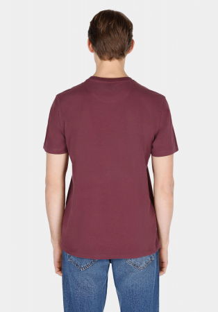 BARBATI - COLIN'S Tricou Rosu Visiniu Regular Barbati