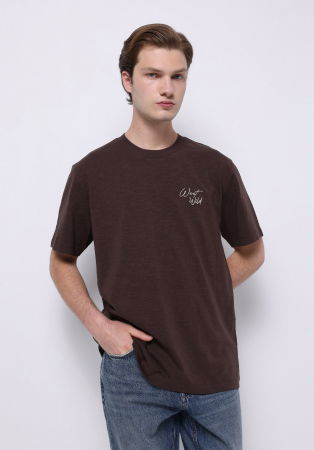 МУЖЧИНЫ - COLIN'S Мужская Футболка Коричневая Comfort