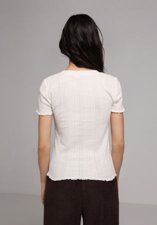 FEMEI - COLIN'S Tricou Crem  Femei