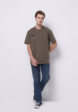 МУЖЧИНЫ - COLIN'S Мужская Футболка Хаки Comfort