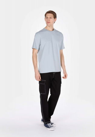 BARBATI - COLIN'S Tricou Albastru Deschis Comfort Barbati