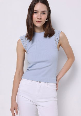 FEMEI - COLIN'S Tricou Navy Slim Femei