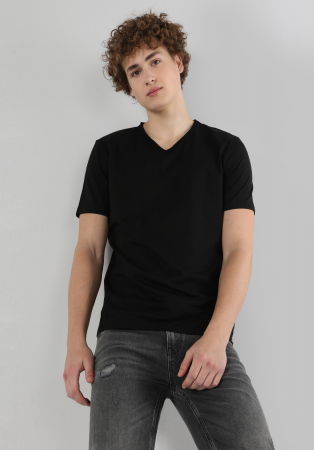 МУЖЧИНЫ - COLIN'S Мужская Футболка Чёрная Regular