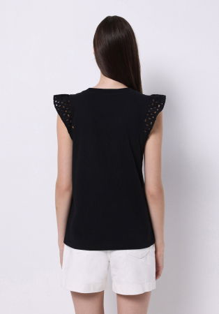 ЖЕНЩИНЫ - COLIN'S Женская Футболка Чёрная Regular