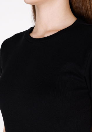 COLIN'S Tricou Negru Slim Femei [3]