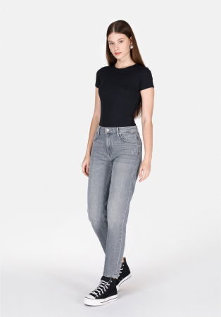 COLIN'S Tricou Negru Slim Femei [2]