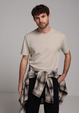 МУЖЧИНЫ - COLIN'S Мужская Футболка Беживая 