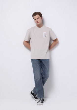 МУЖЧИНЫ - COLIN'S Мужская Футболка Оранжевая Comfort