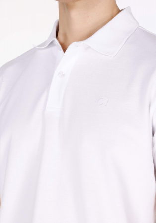 BARBATI - COLIN'S Tricou Polo Alb Regular Barbati