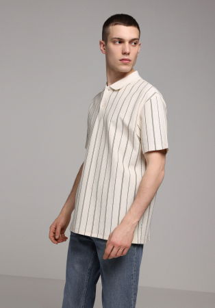 BARBATI - COLIN'S Tricou Polo Crem Comfort Barbati